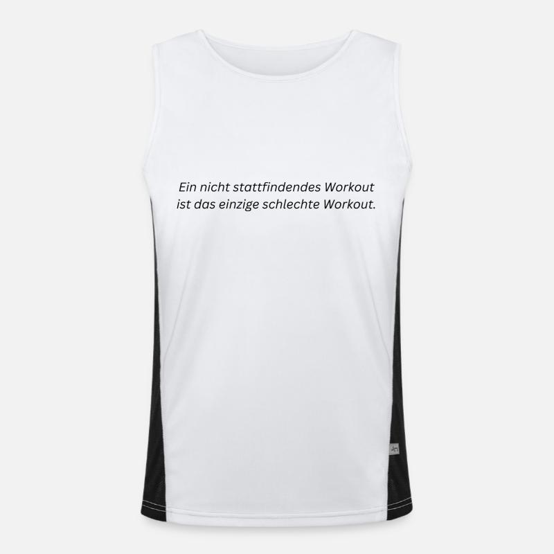 Das einzige schlechte Workout motivation Funktionelles Kontrast-Tank Top für Männer 