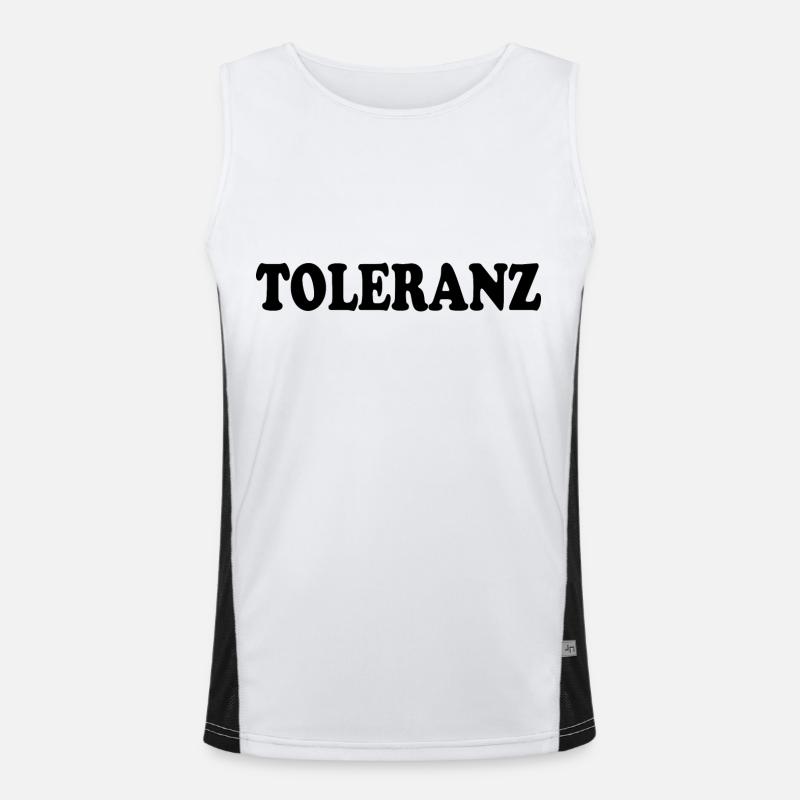 Toleranz Funktionelles Kontrast-Tank Top für Männer 