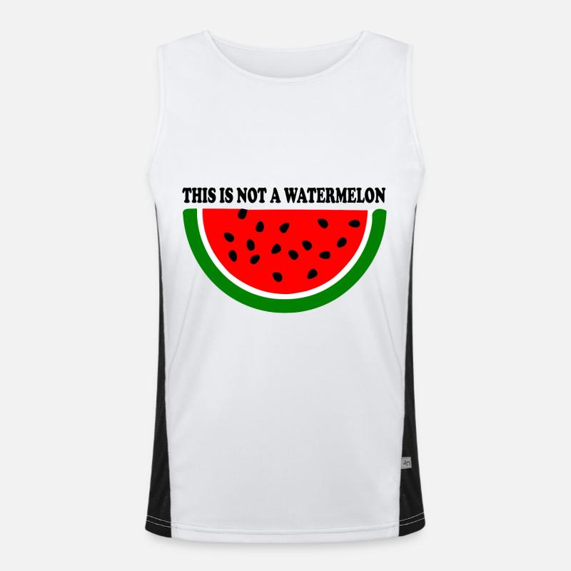 Pastèque Débardeur respirant contrasté Homme 