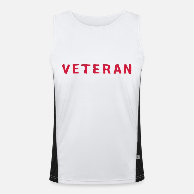 veteran_vec_1 de Funktionelles Kontrast-Tank Top für Männer 