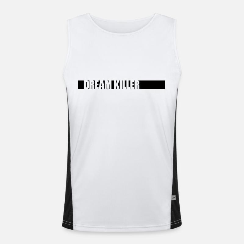 dream killer pessimists quote Men's Functional Contrast Tank Top 