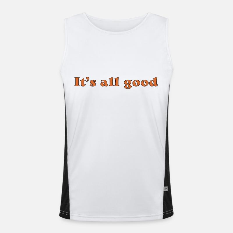 It's all good Men's Functional Contrast Tank Top 