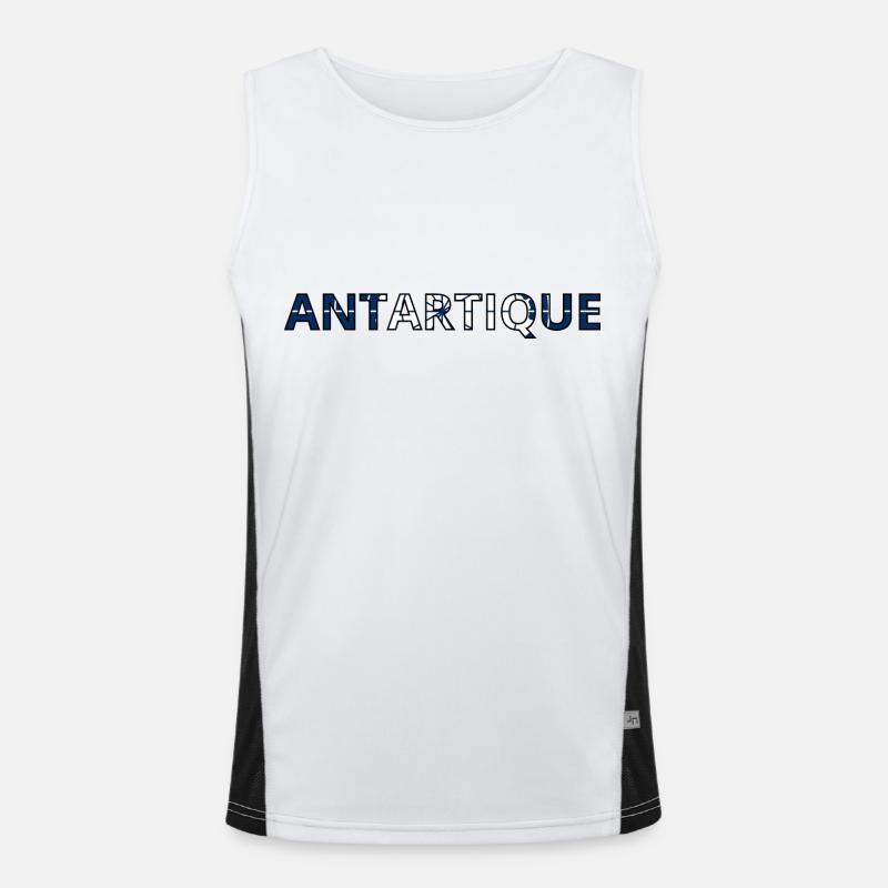 Antarctic Flag Men's Functional Contrast Tank Top 
