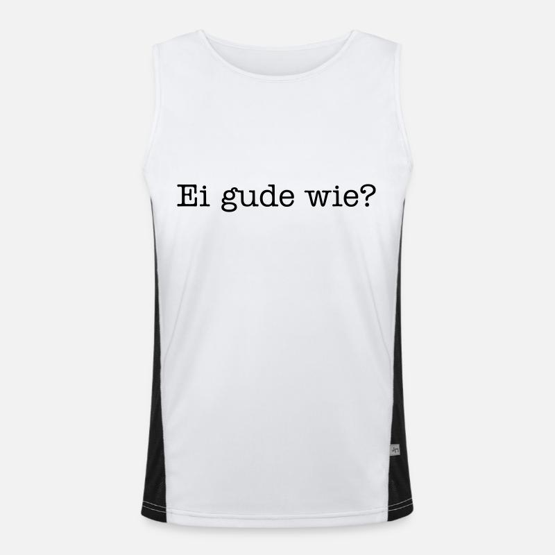 Ei gude how? Men's Functional Contrast Tank Top 