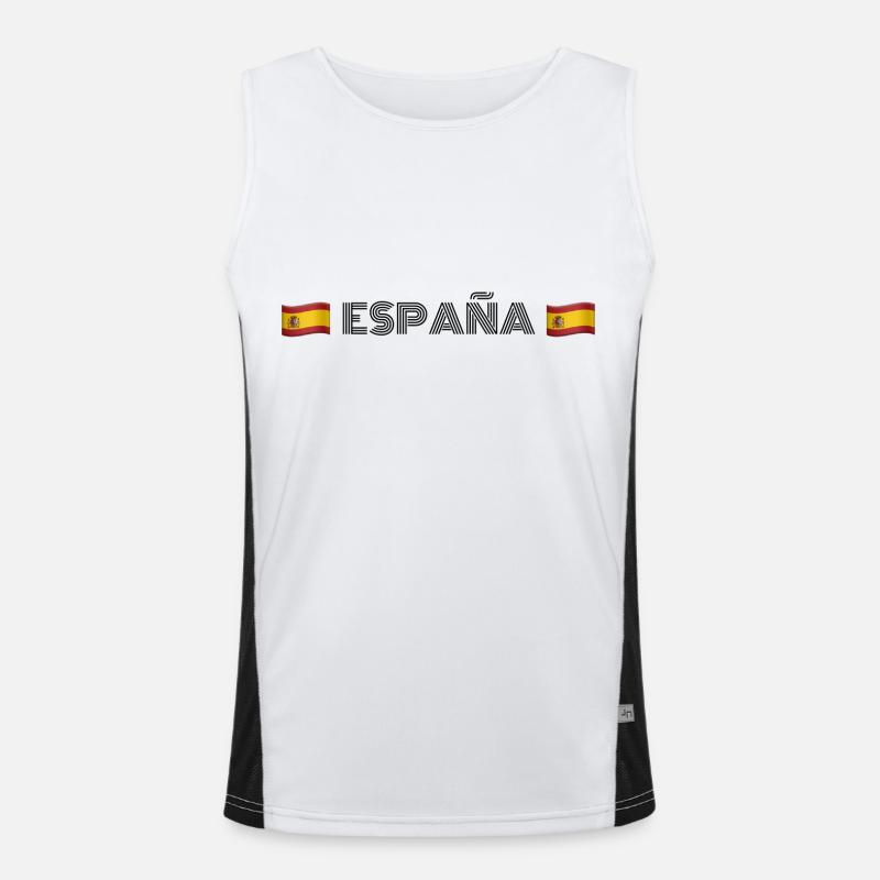 ESPAÑA Men's Functional Contrast Tank Top 