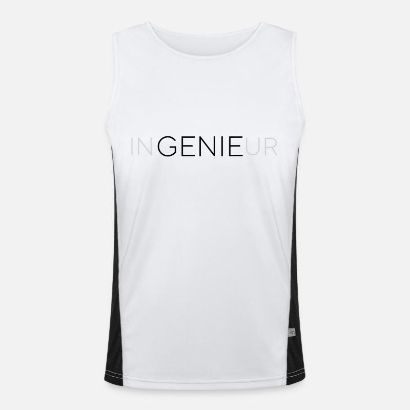 Engineer (white shirts) Men's Functional Contrast Tank Top 