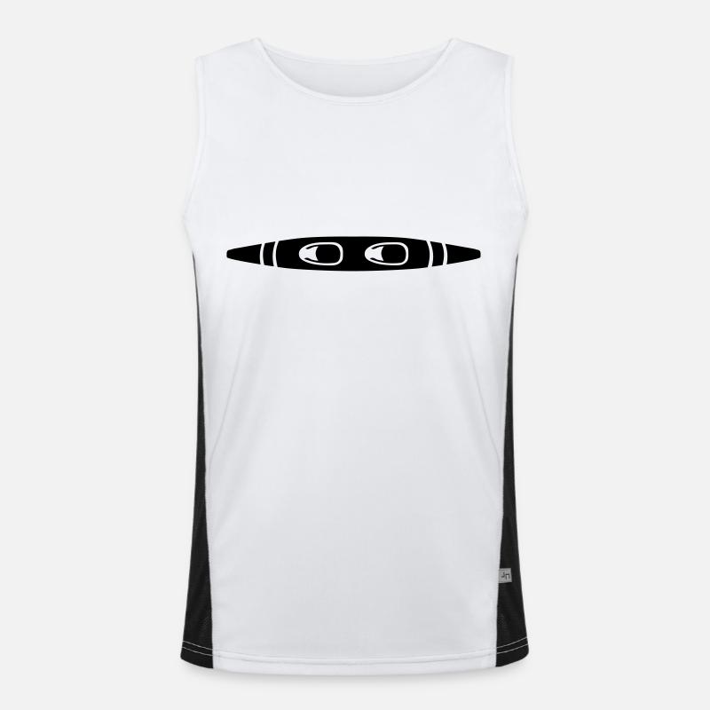 Kajak Funktionelles Kontrast-Tank Top für Männer 