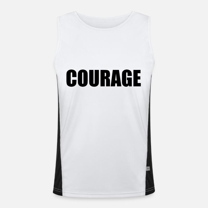 Courage Men's Functional Contrast Tank Top 