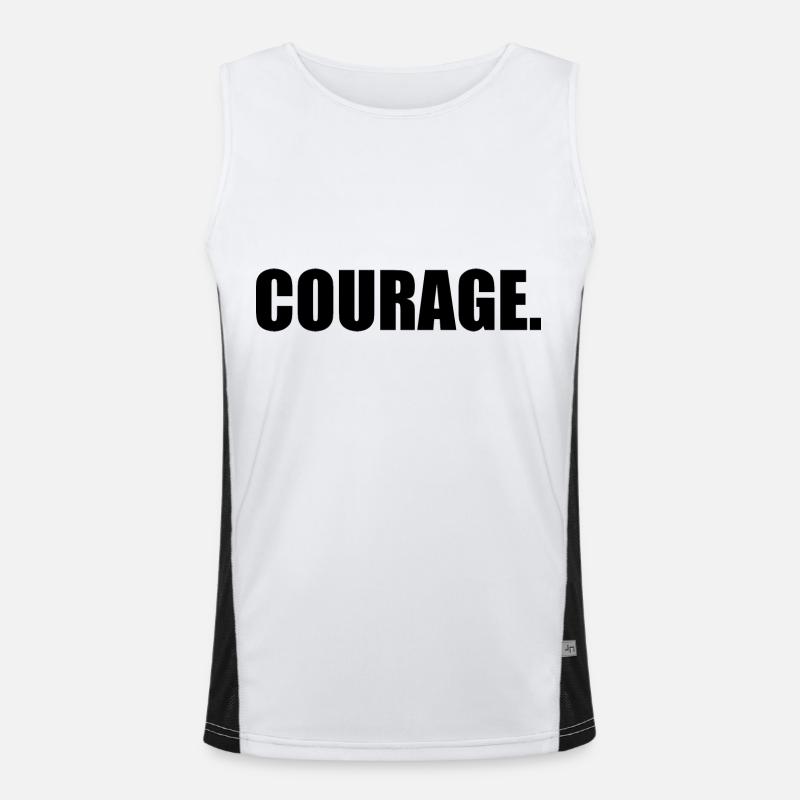 Courage Funktionelles Kontrast-Tank Top für Männer 