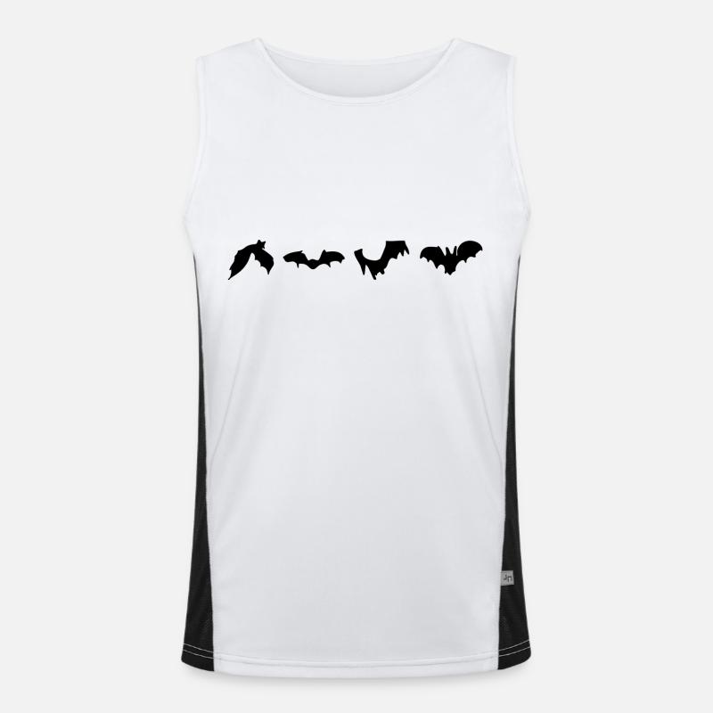 fledermäuse Funktionelles Kontrast-Tank Top für Männer 