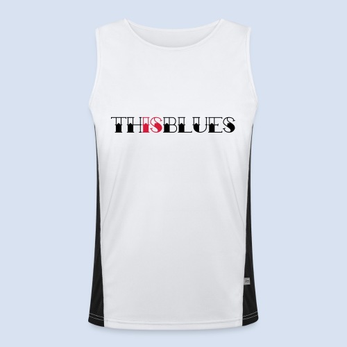 this is blues - Men's Functional Contrast Tank Top 