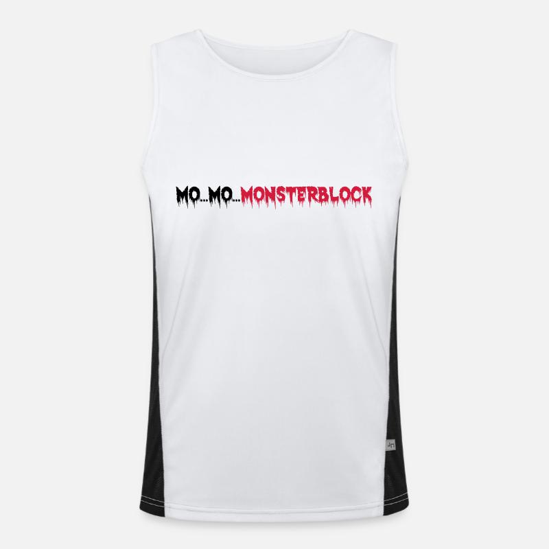 Monster block Men's Functional Contrast Tank Top 