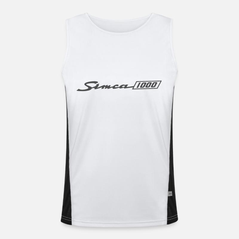 simca 1000 Men's Functional Contrast Tank Top 