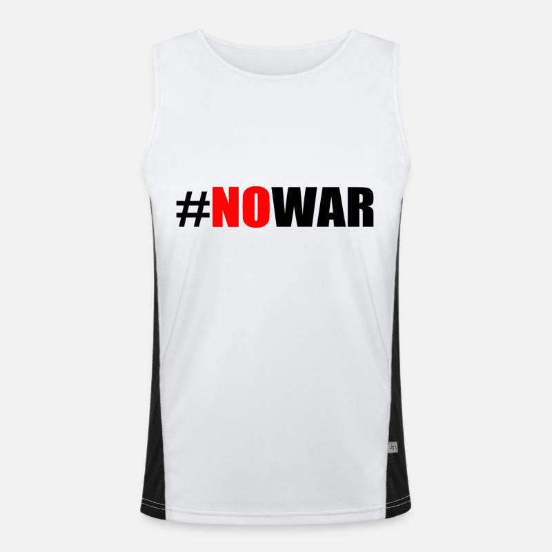 No war Débardeur respirant contrasté Homme 