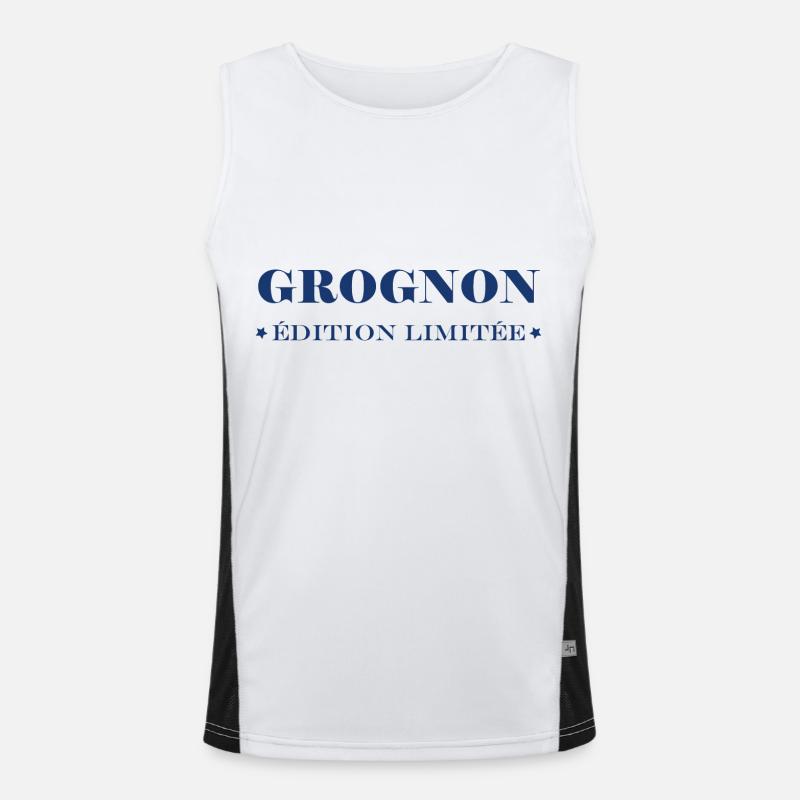 Edition limitée grognon Débardeur respirant contrasté Homme 