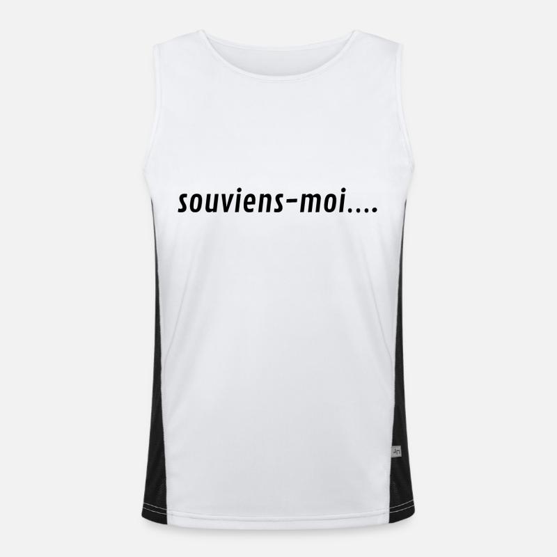 Souviens-moi Débardeur respirant contrasté Homme 