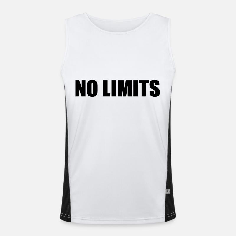 No limits Funktionelles Kontrast-Tank Top für Männer 