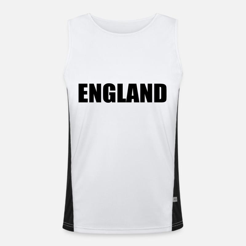 England Men's Functional Contrast Tank Top 