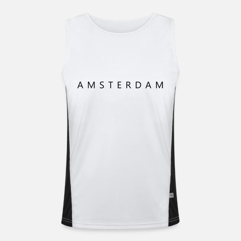 Amsterdam Débardeur respirant contrasté Homme 
