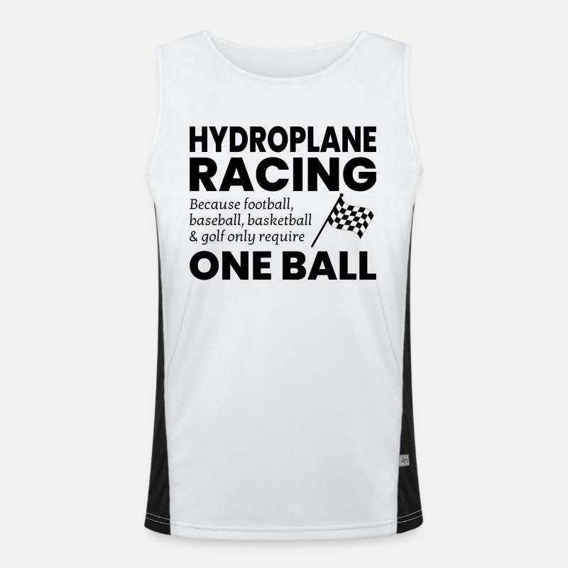 Hydroplane Boat Racing Course de hors-bord Débardeur respirant contrasté Homme 