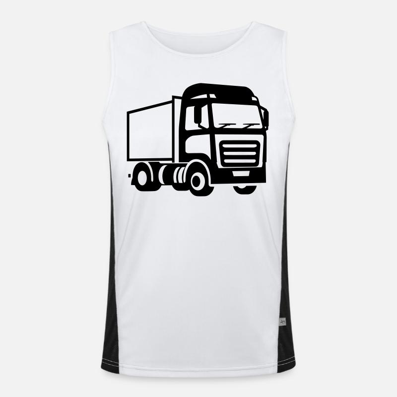 Lkw Funktionelles Kontrast-Tank Top für Männer 