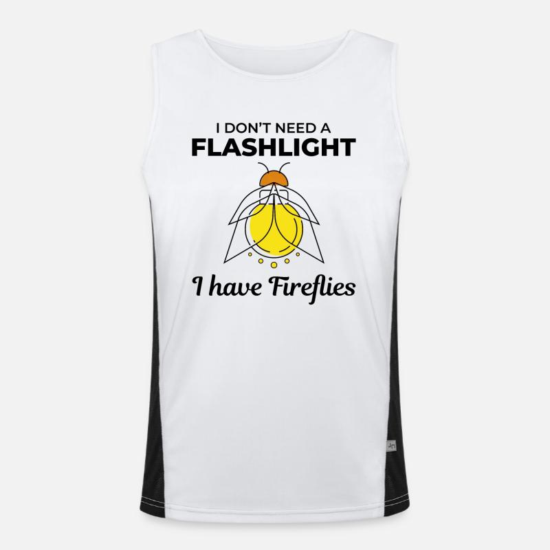 Lucioles Firefly Lightning Bug Insect Collector Débardeur respirant contrasté Homme 