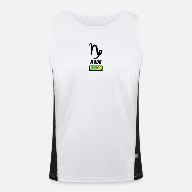 Steinbock Sternzeichen Horoskop Statement Funktionelles Kontrast-Tank Top für Männer 