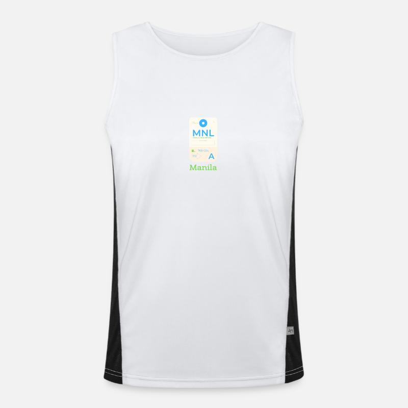 Manila Men's Functional Contrast Tank Top 