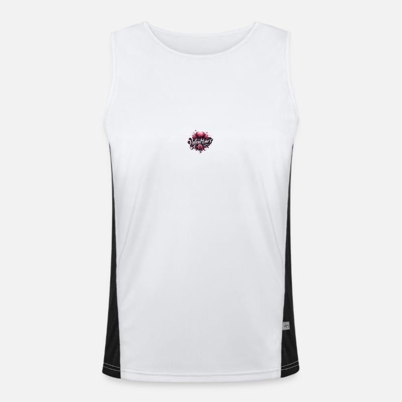 Valentine’s Day Men's Functional Contrast Tank Top 