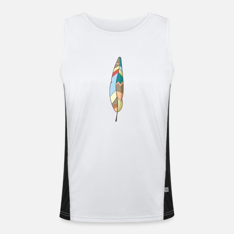 spring Men's Functional Contrast Tank Top 