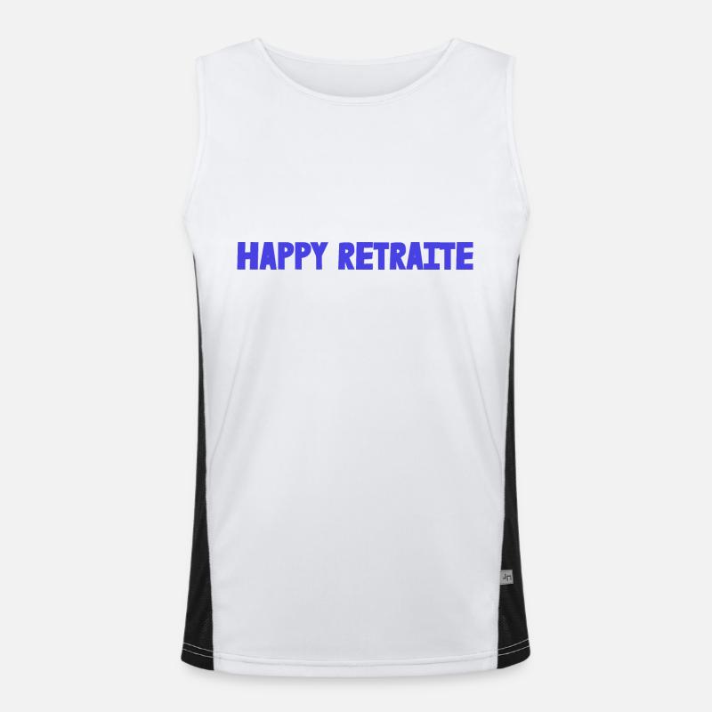 RETIREMENT. RETIREMENT. RETIRED. RETIREMENT Men's Functional Contrast Tank Top 