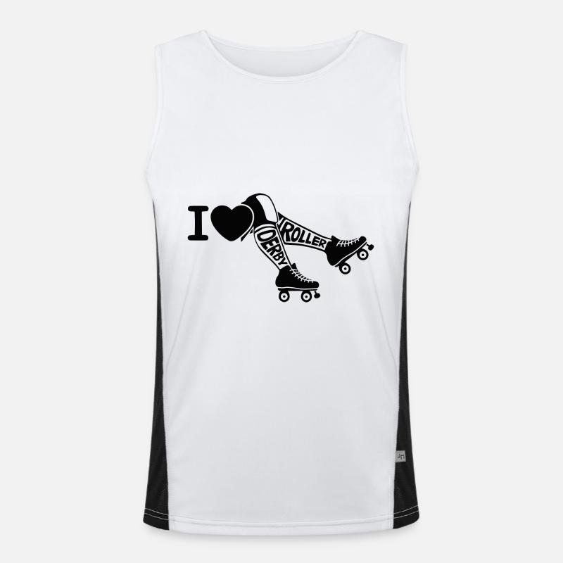 Roller Derby Débardeur respirant contrasté Homme 
