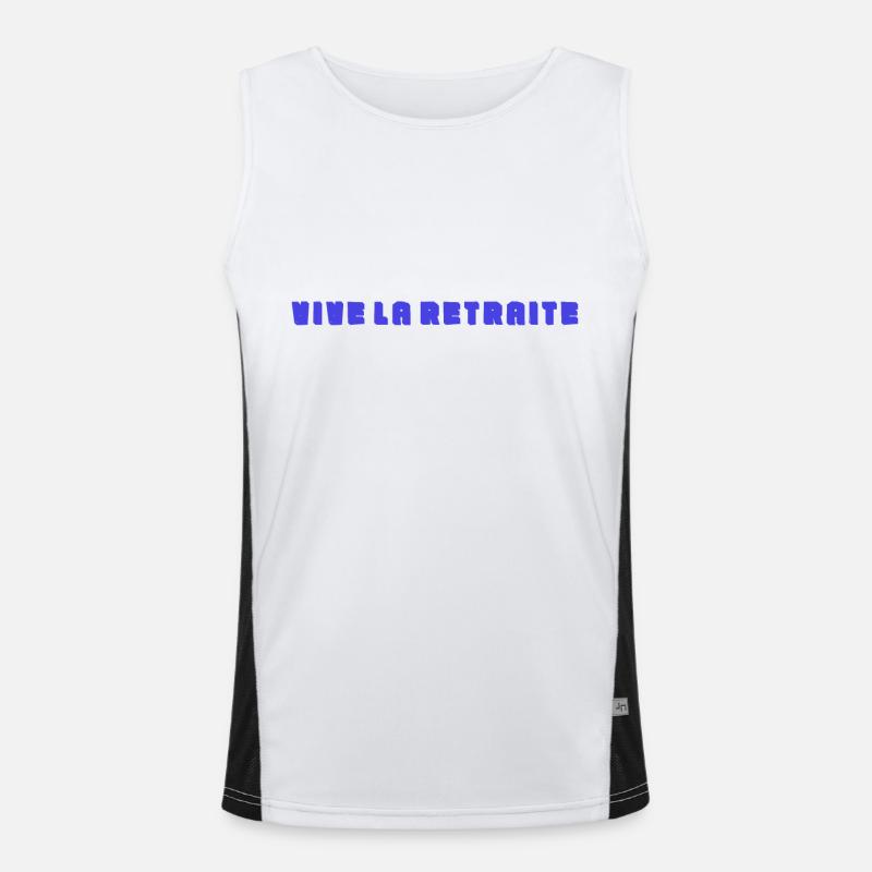 RETIREMENT. RETIREMENT. RETIRED. RETIREMENT Men's Functional Contrast Tank Top 