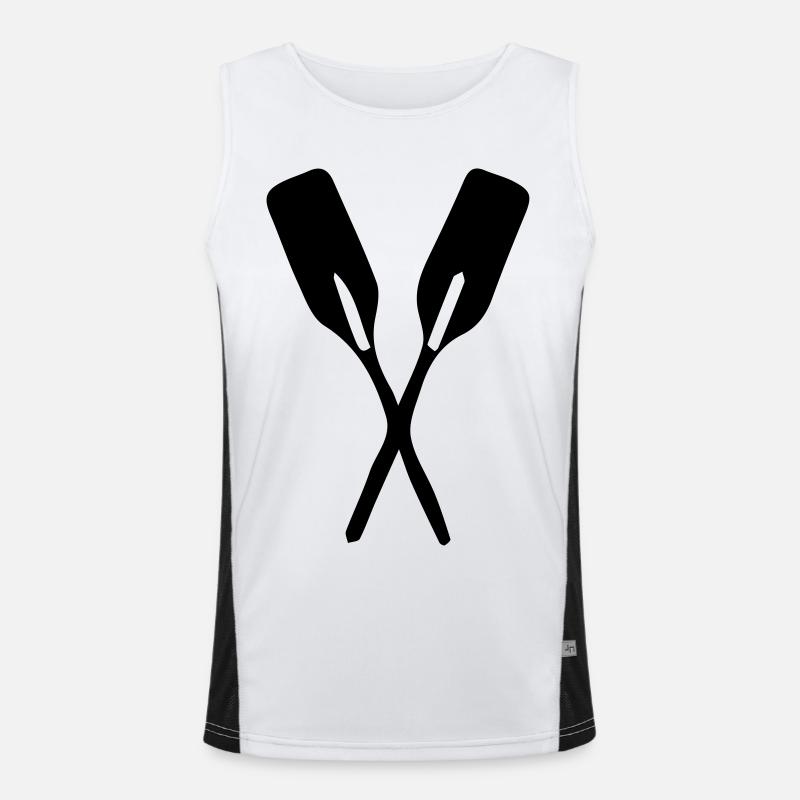 2 paddles Men's Functional Contrast Tank Top 