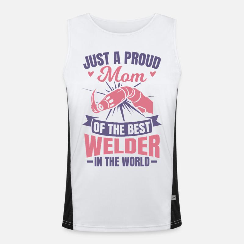 Mère soudeuse Débardeur respirant contrasté Homme 