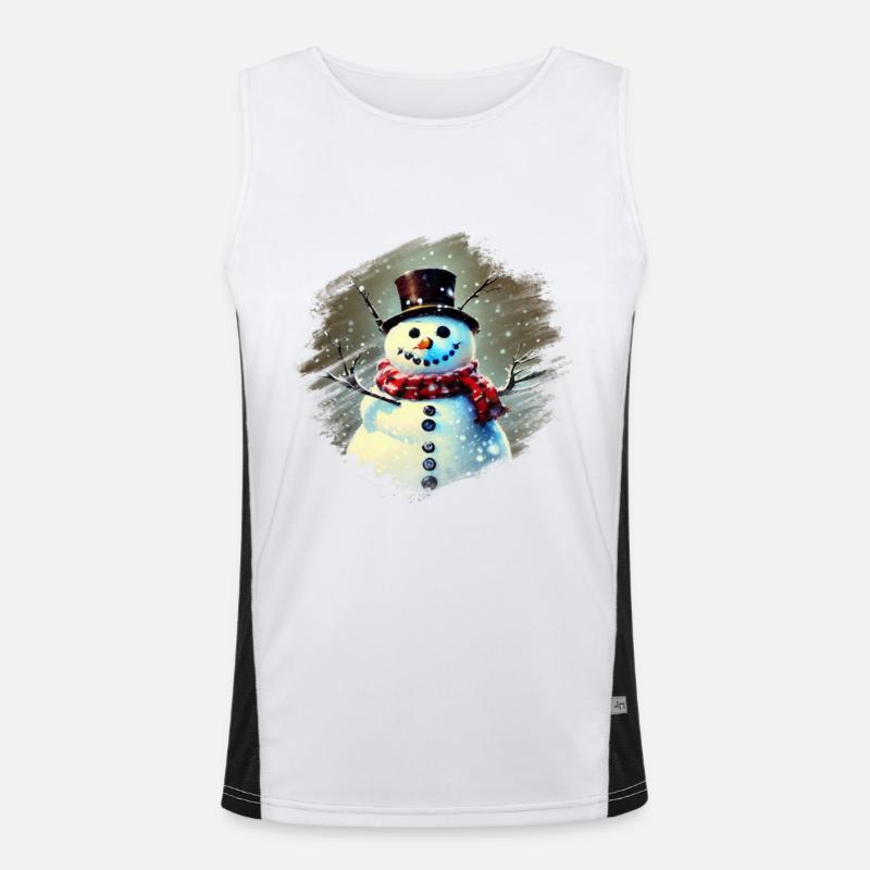 Snowman Men's Functional Contrast Tank Top 