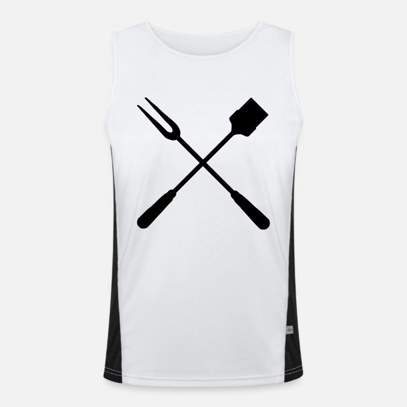 barbecue Men's Functional Contrast Tank Top 