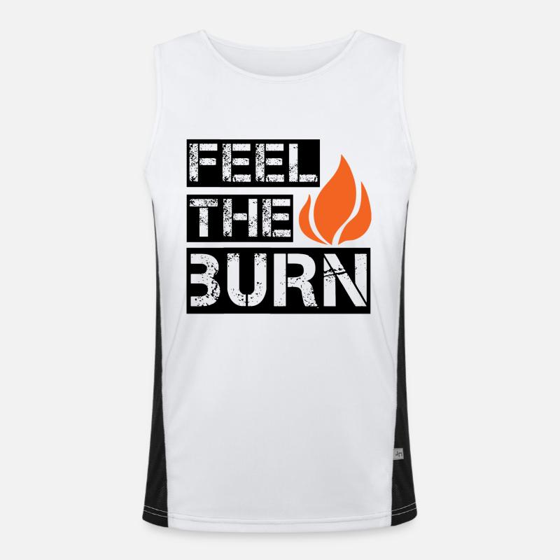 Burn Men's Functional Contrast Tank Top 