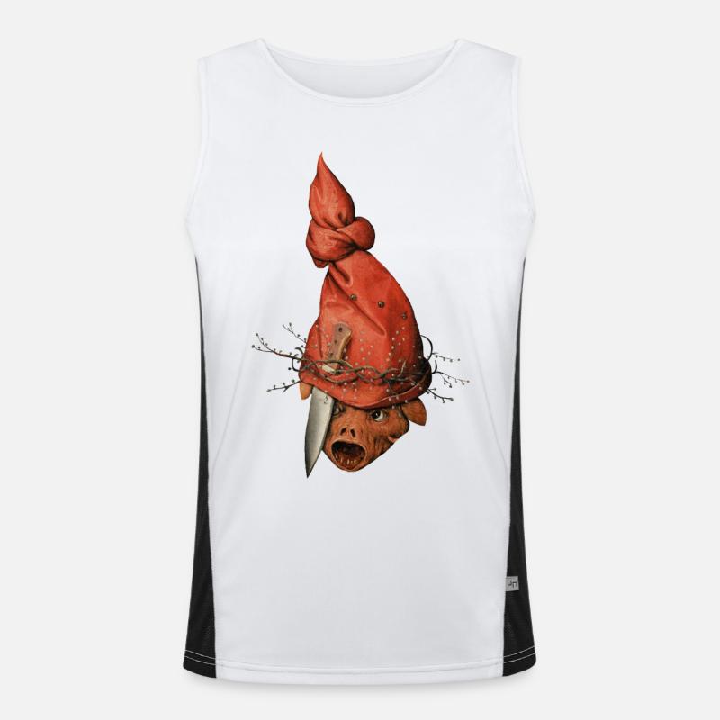 Bruegels Dämon Funktionelles Kontrast-Tank Top für Männer 