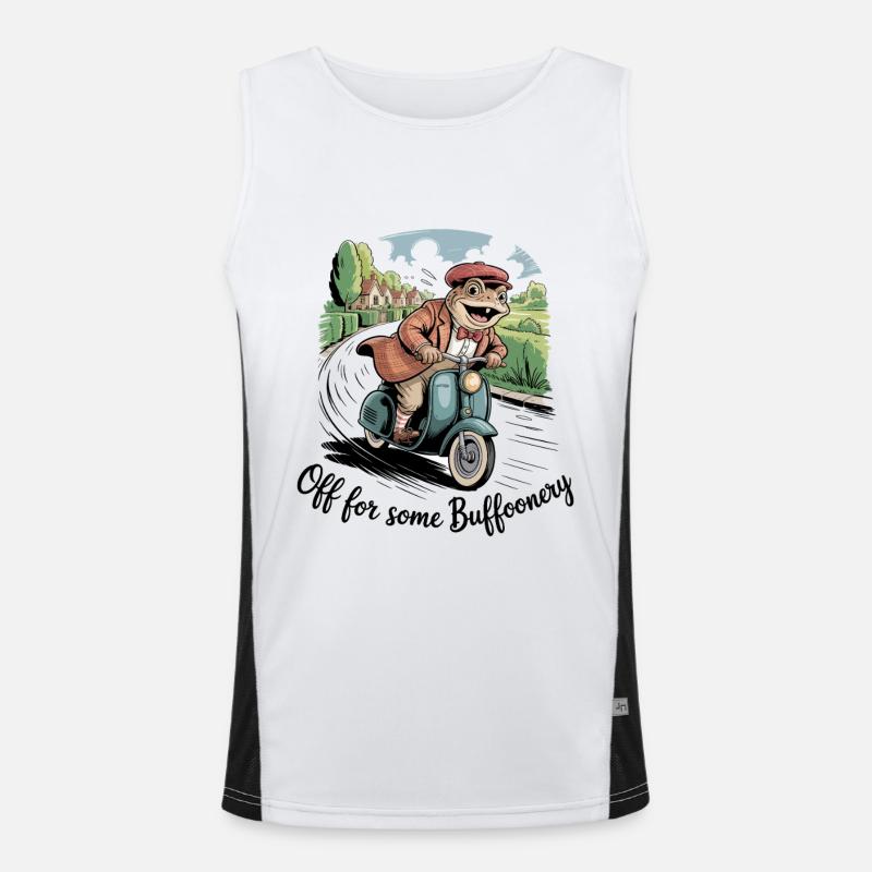 Toad Off For Some Buffoonery Meme Men's Functional Contrast Tank Top 