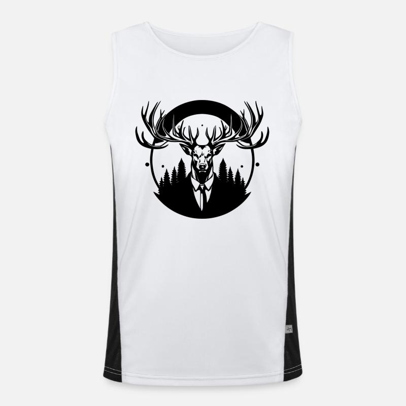 Hirsch Men's Functional Contrast Tank Top 