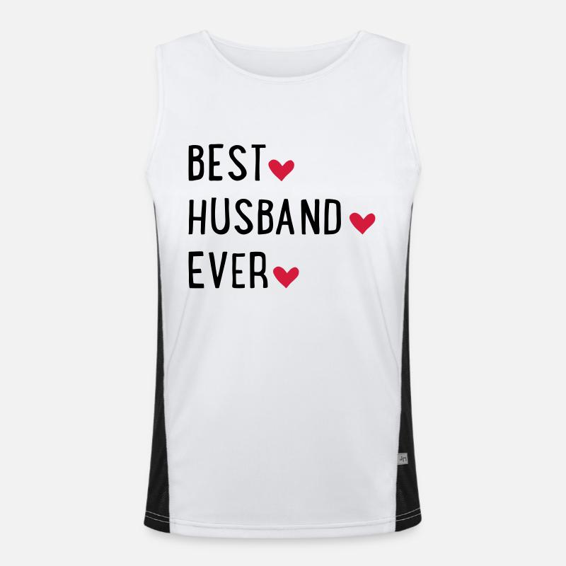 Ehemann Funktionelles Kontrast-Tank Top für Männer 