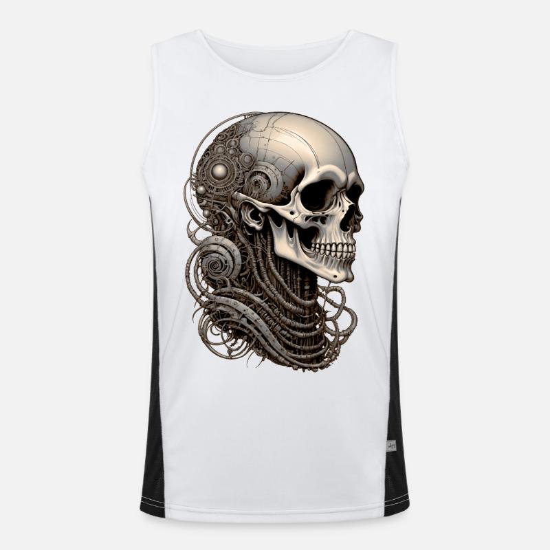 Skull Men's Functional Contrast Tank Top 