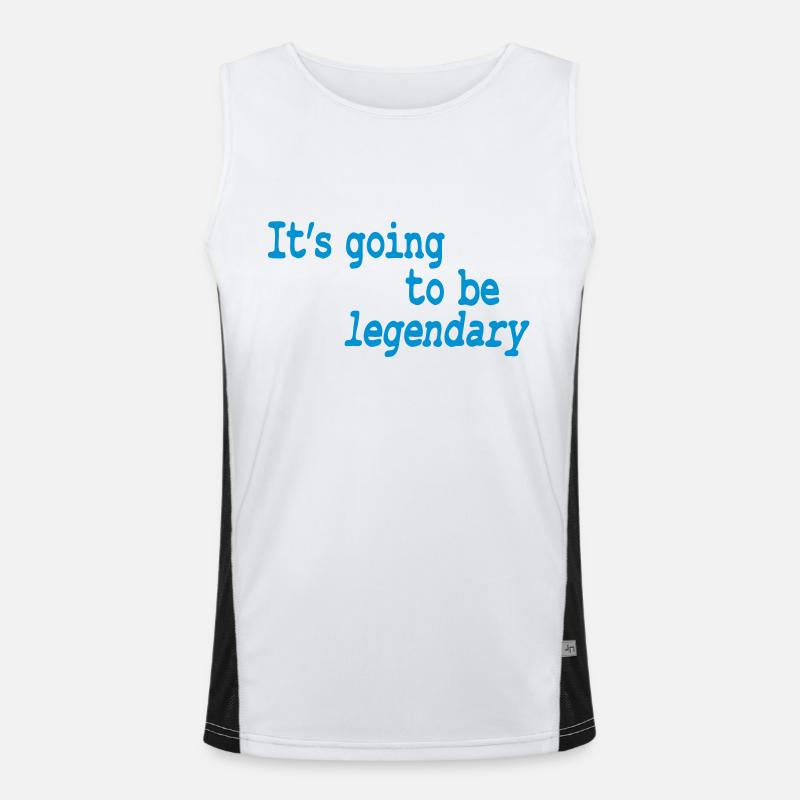 it's going to be legendary Débardeur respirant contrasté Homme 