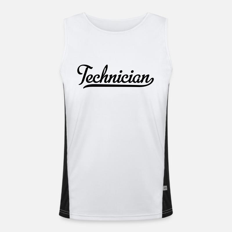 Techniker Funktionelles Kontrast-Tank Top für Männer 