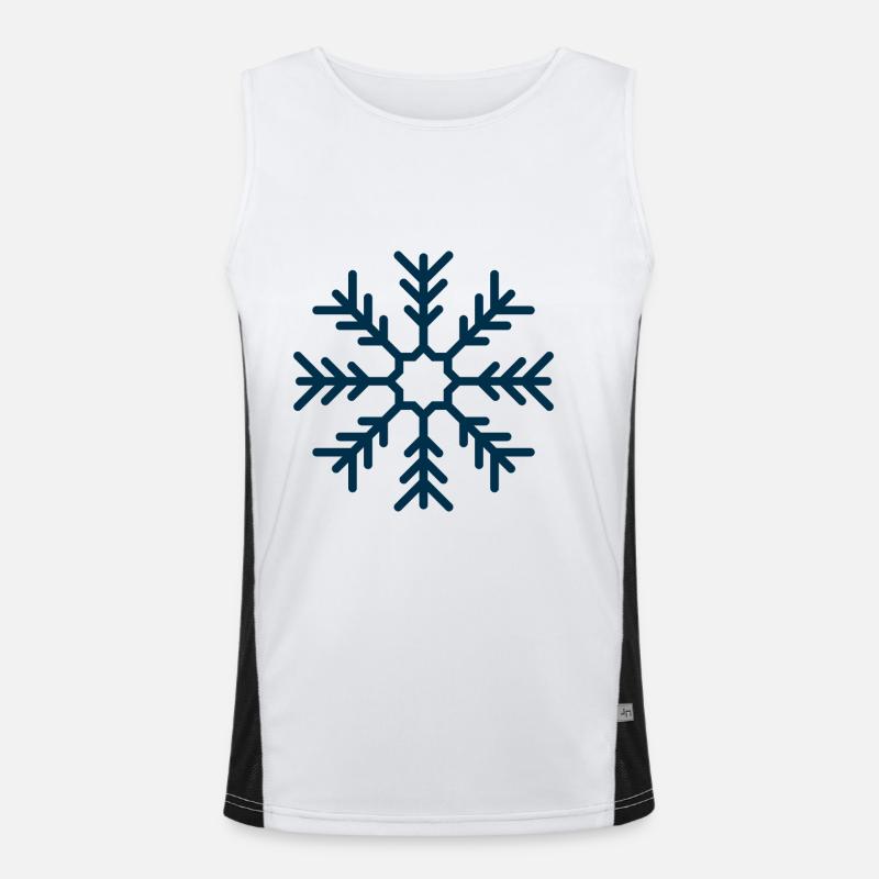 Flocon de neige Débardeur respirant contrasté Homme 