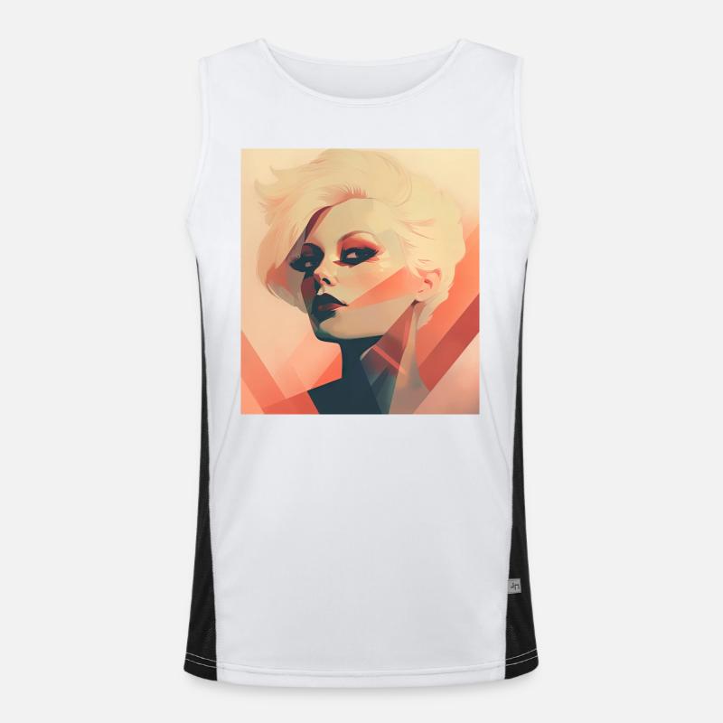 Der Blick Funktionelles Kontrast-Tank Top für Männer 