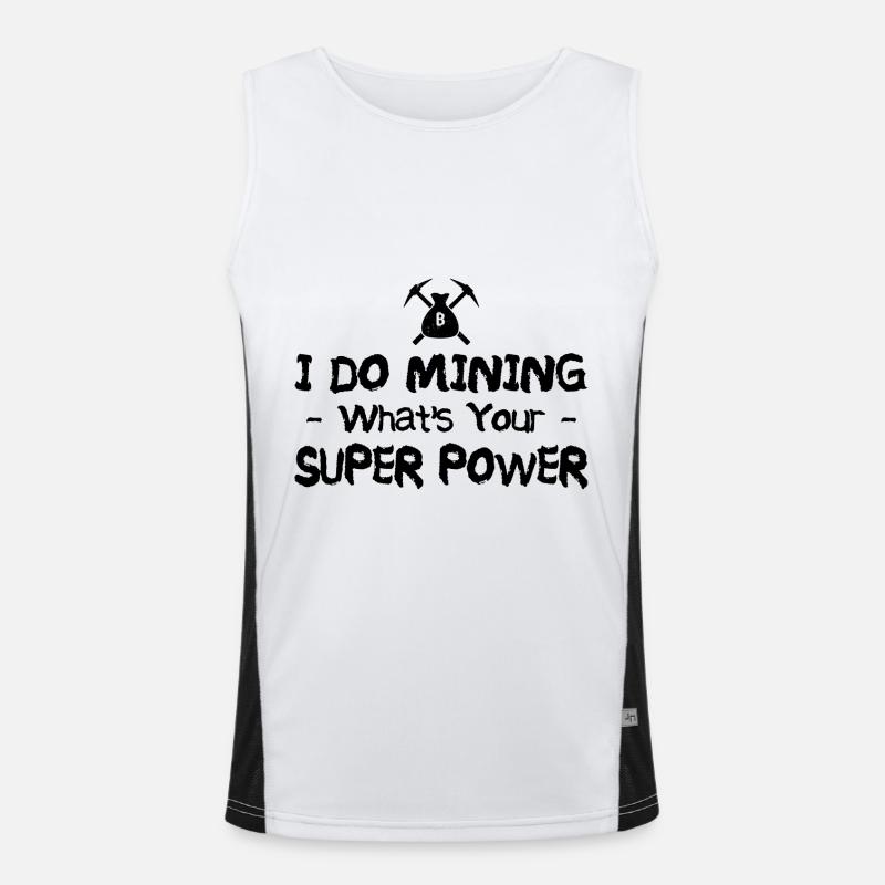 Mining Men's Functional Contrast Tank Top 