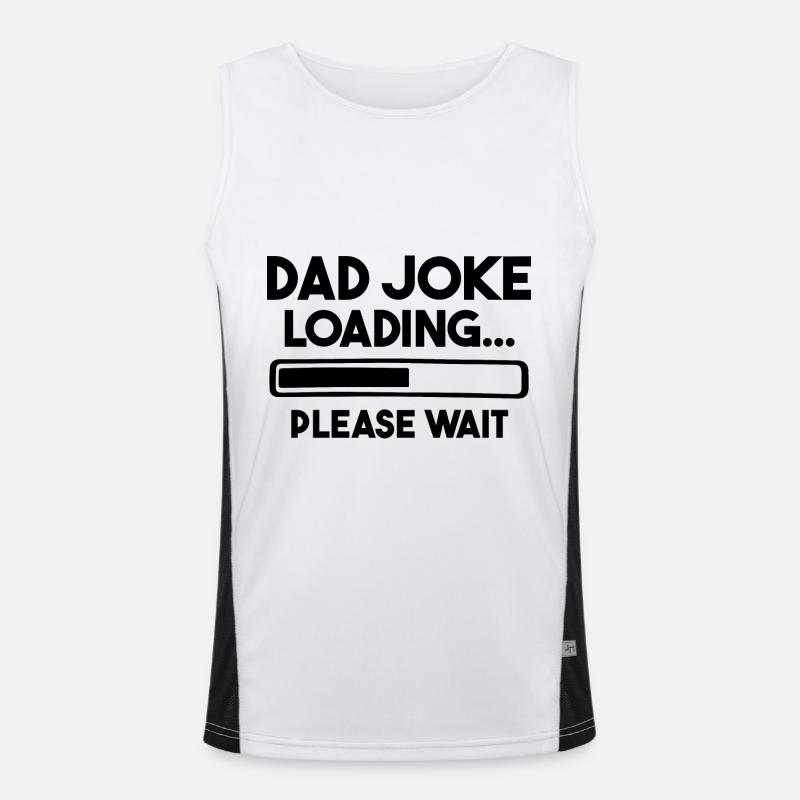 Dad Joke Loading Please Wait Débardeur respirant contrasté Homme 