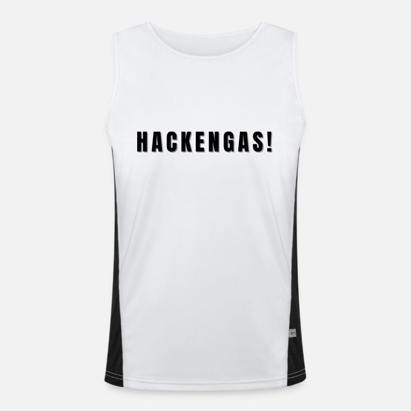 Hack gas! Now let's get started! Men's Functional Contrast Tank Top 